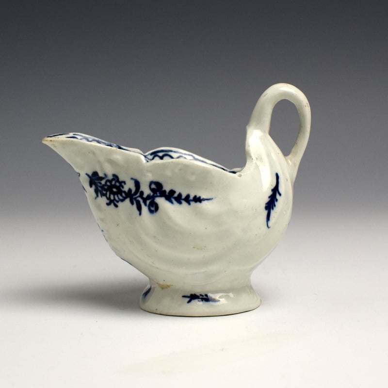 Floral Pattern Dolphin Ewer c1770-80