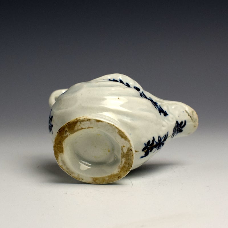 Lowestoft Floral Pattern Dolphin Ewer c1780 (6)