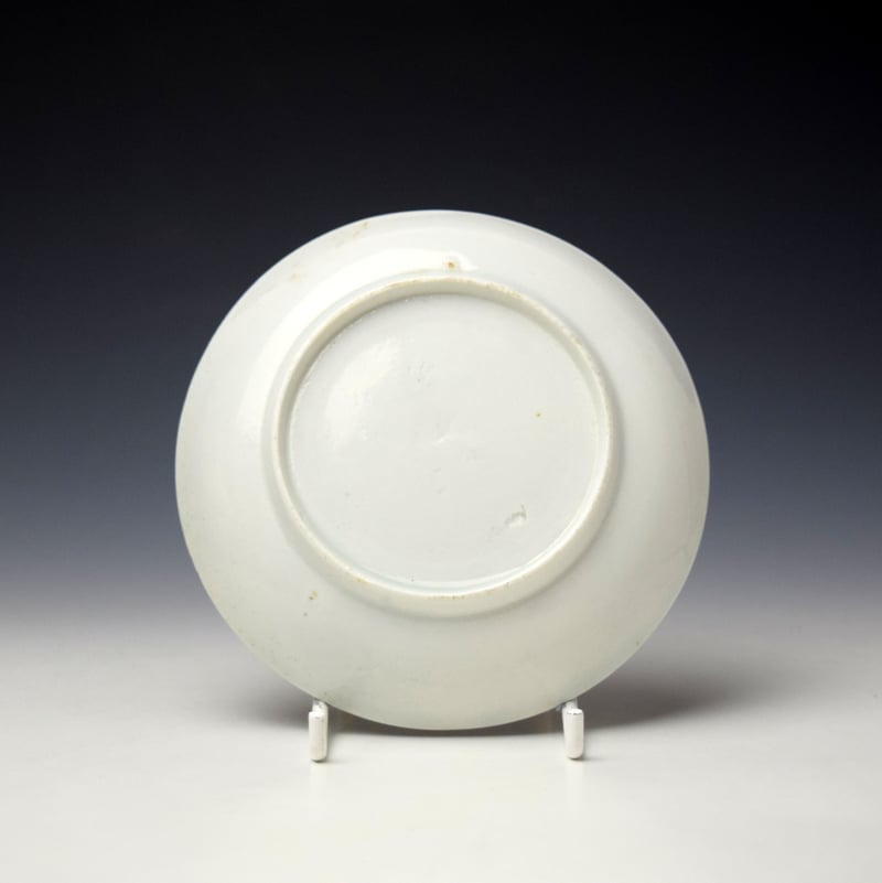 Lowestoft Floral Pattern Teabowl and saucer c1770-75 (9)