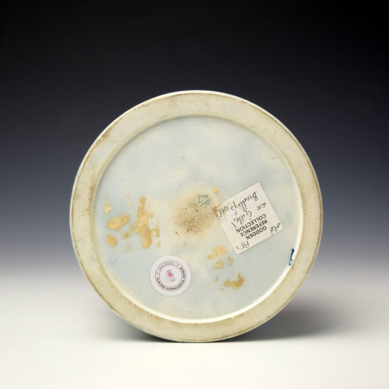 Lowestoft Flowering Root Pattern Potting Pot c1760-65 (6)