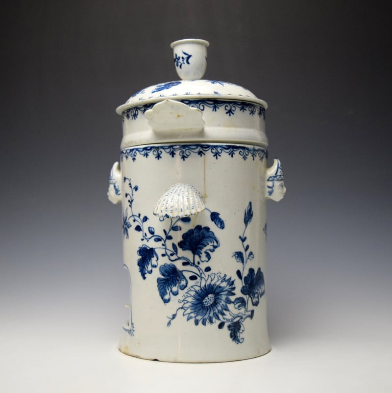 Lowestoft Food Warmer c1765-70 (4)