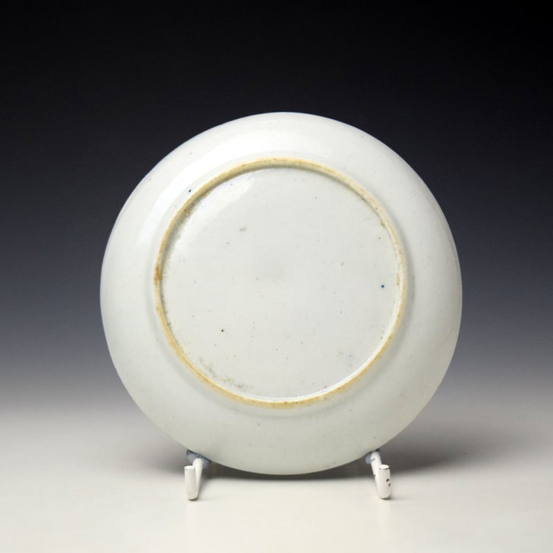 Lowestoft Hughes Moulded Teabowl and Saucer c1760-64 (9)