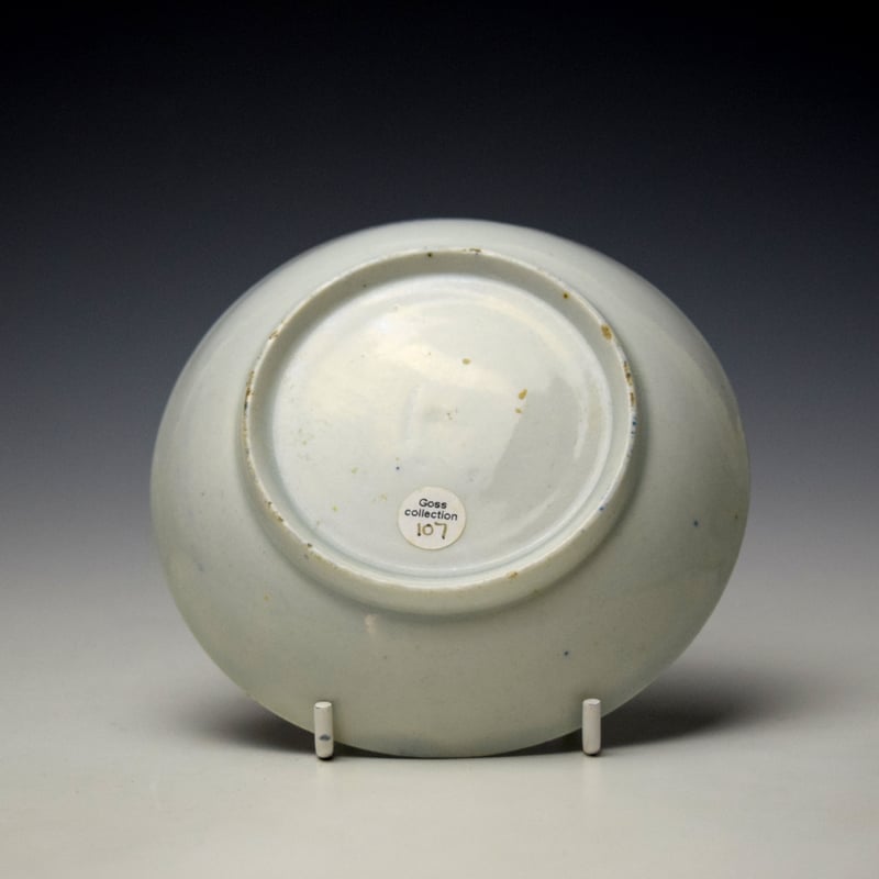 Lowestoft Lady and Squirrel Pattern Teabowl and Saucer c1770-80 (9)