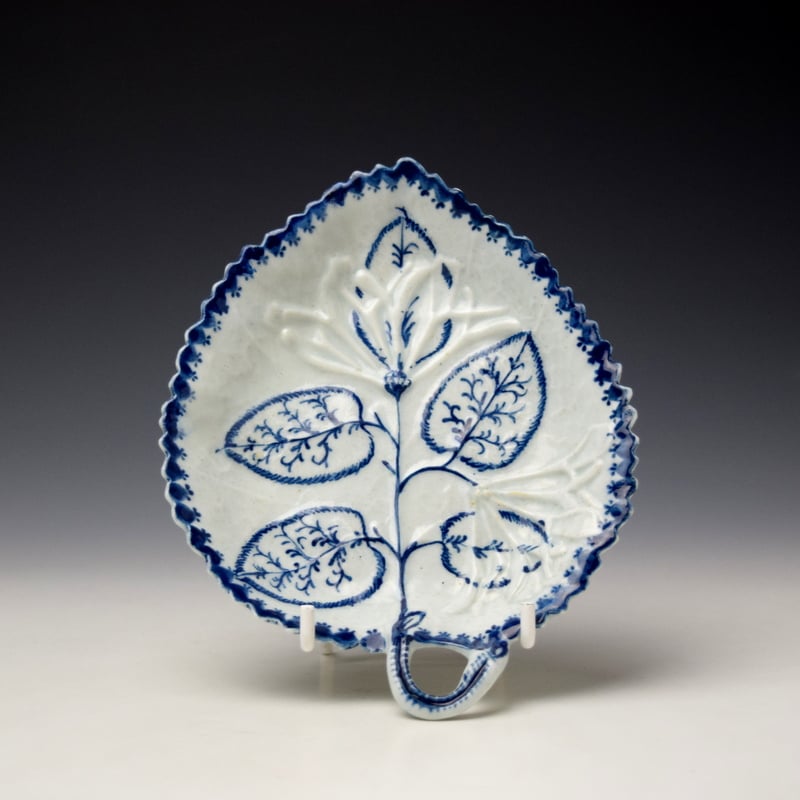 Rare Leaf Shape Dish c1765-68