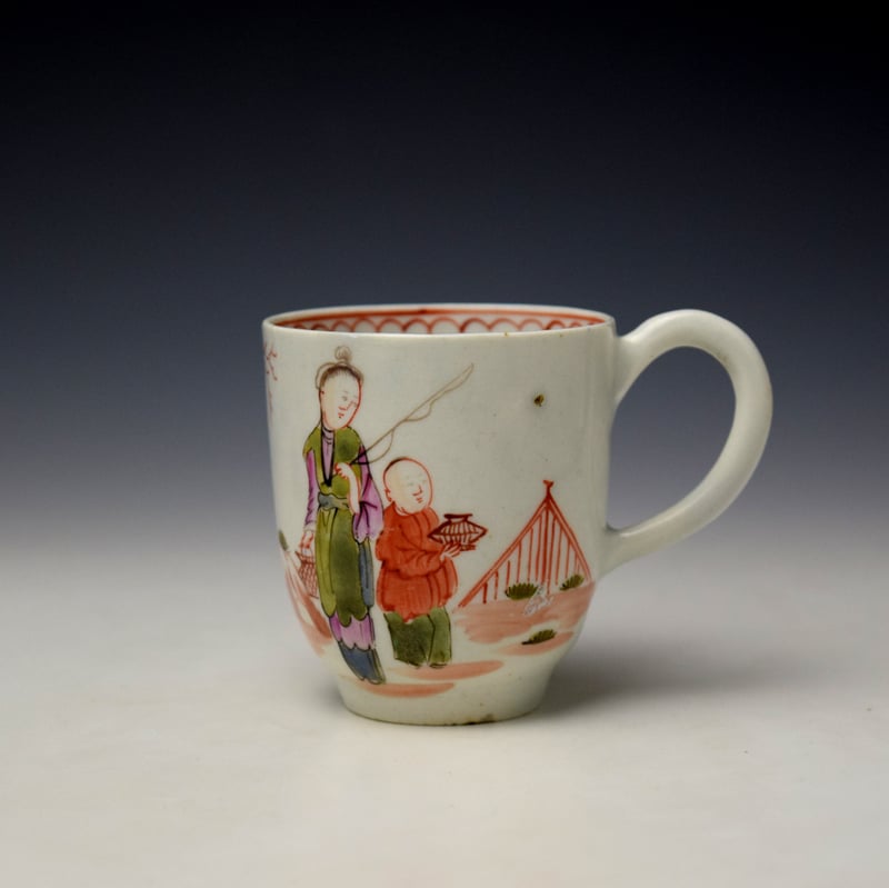 Mandarin Precious Objects Pattern Coffee Cup c1780-85