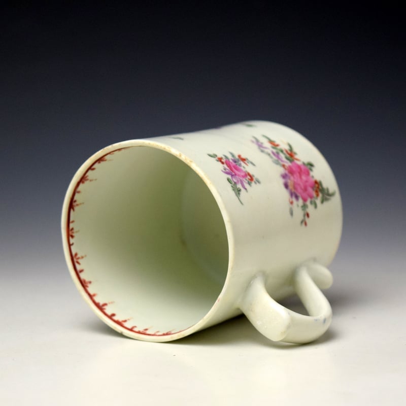 Lowestoft Mary Warnes 1792 Small Mug (5)