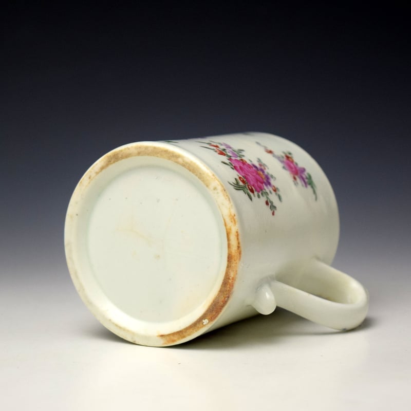 Lowestoft Mary Warnes 1792 Small Mug (6)