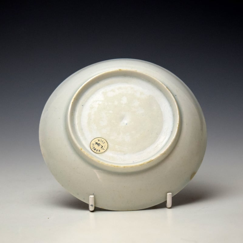 Lowestoft Moulded Floral Sprays Pattern Teabowl and Saucer c1763-65 (8)