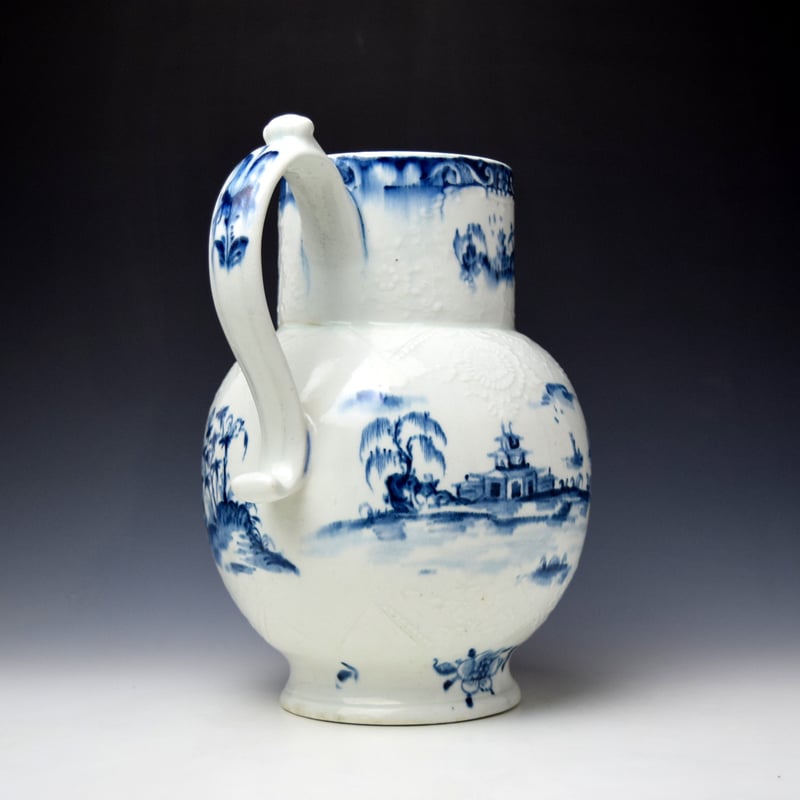 Lowestoft Moulded Large Jug c1764-66 (4)