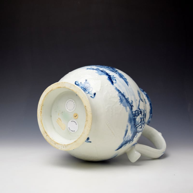 Lowestoft Moulded Large Jug c1764-66 (6)