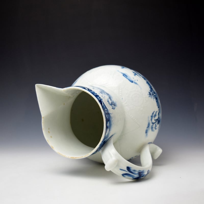 Lowestoft Moulded Large Jug c1764-66 (7)