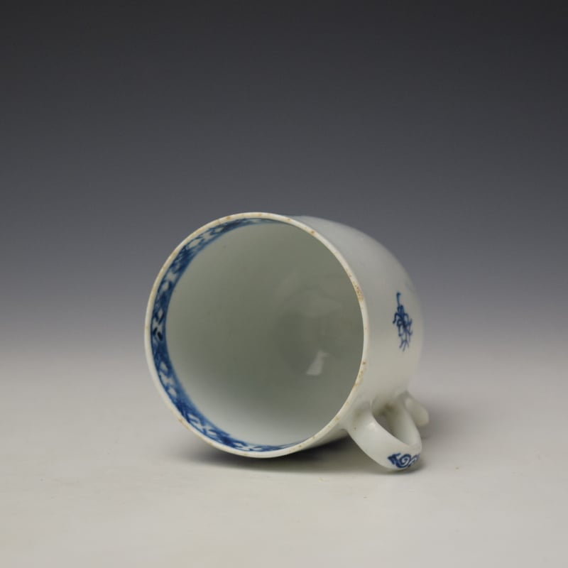 Lowestoft Peony and Holed Rock Pattern Trio c1775-80 (6)