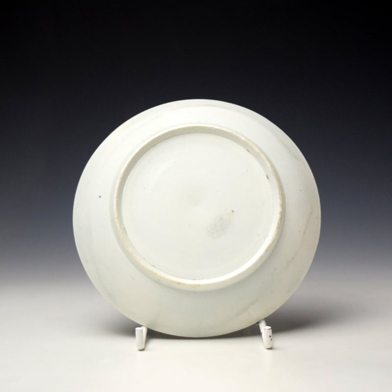 Lowestoft Quad Floral Pattern Teabowl and Saucer c1768-75 (9)