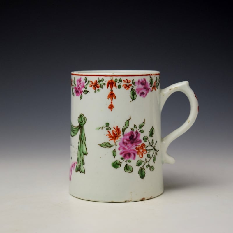 Lowestoft Rebecca Lamb Mug 1790 (1)