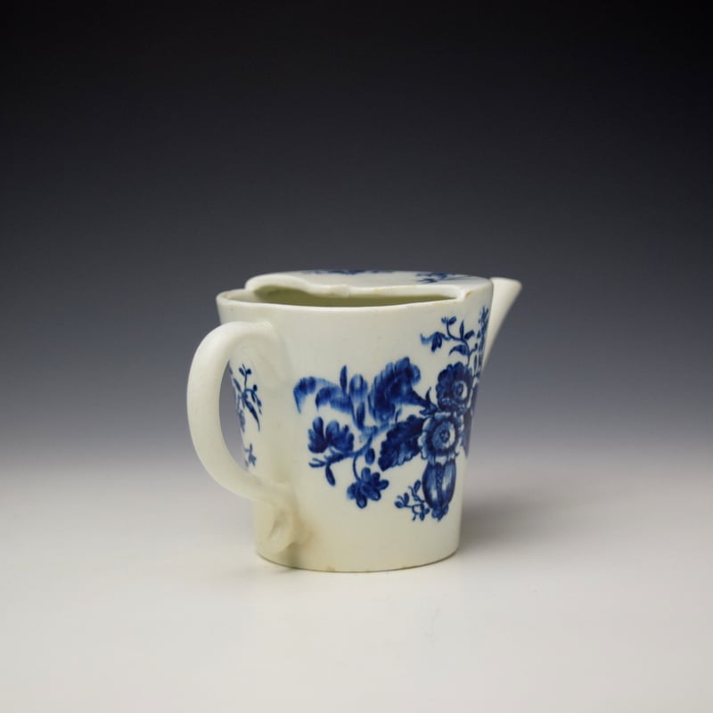 Lowestoft Rose and Floral Sprays Pattern Feeding Cup c1770-80 (5)