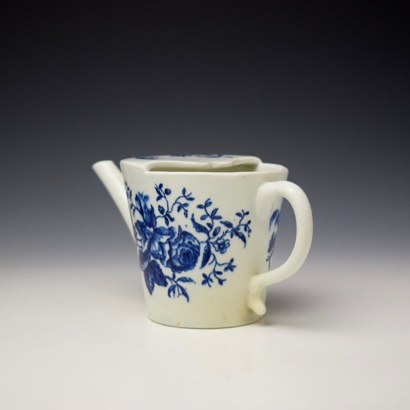 Lowestoft Rose and Floral Sprays Pattern Feeding Cup c1770-80 (6)