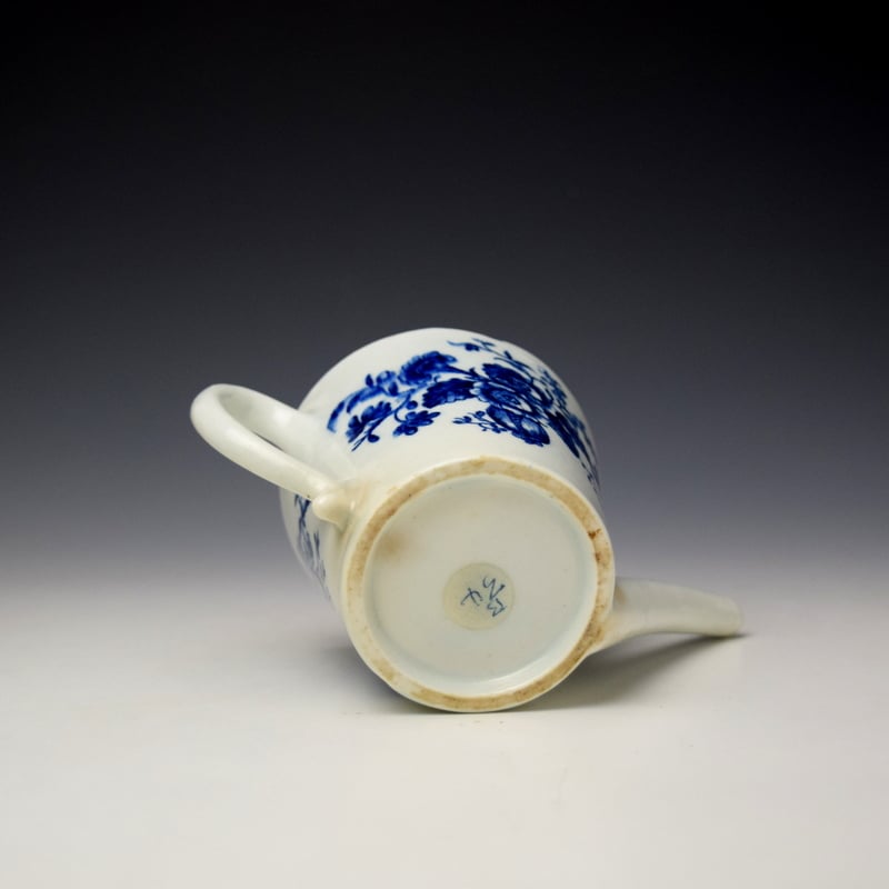 Lowestoft Rose and Floral Sprays Pattern Feeding Cup c1770-80 (8)