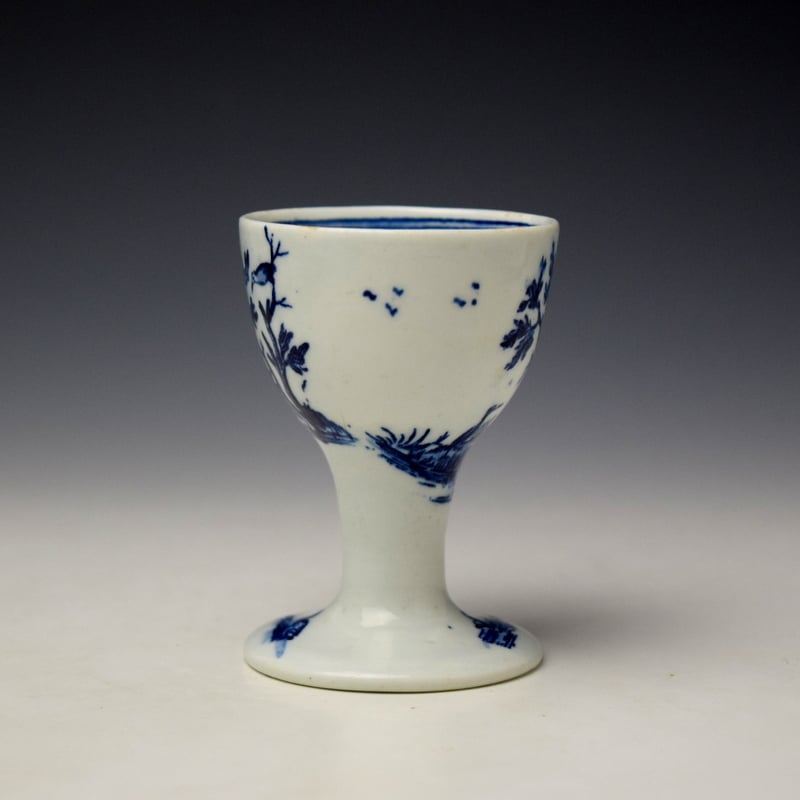 Lowestoft Transfer Printed Egg Cup c1770-75 (2)