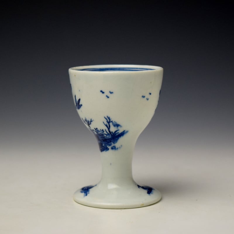 Lowestoft Transfer Printed Egg Cup c1770-75 (4)