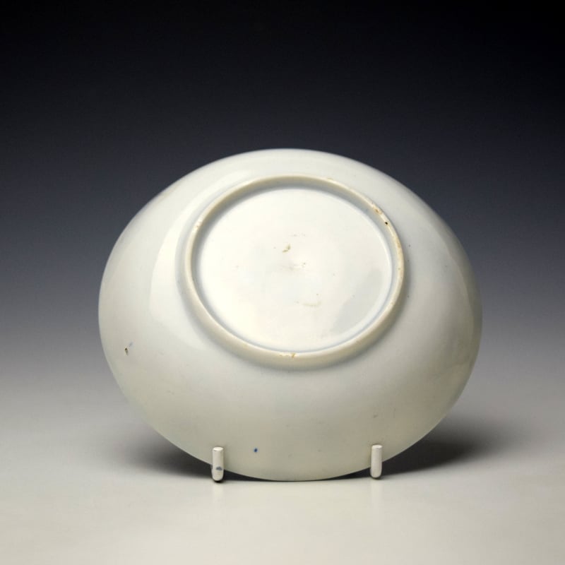 Lowestoft Vase Fence and Crowned Rock Pattern Teabowl and Saucer c1790-95 (8)
