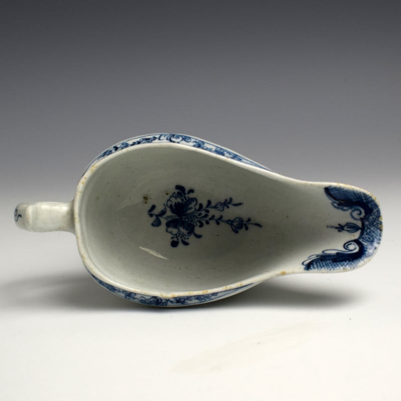 Moulded Creamboat with Landscape Panels c1765 (1)