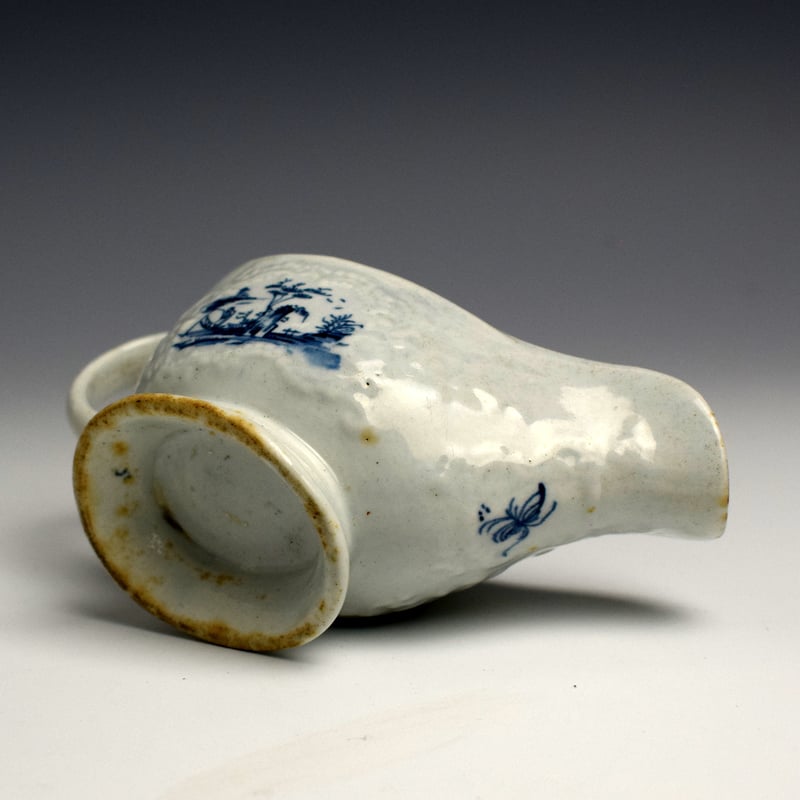 Moulded Creamboat with Landscape Panels c1765 (2)