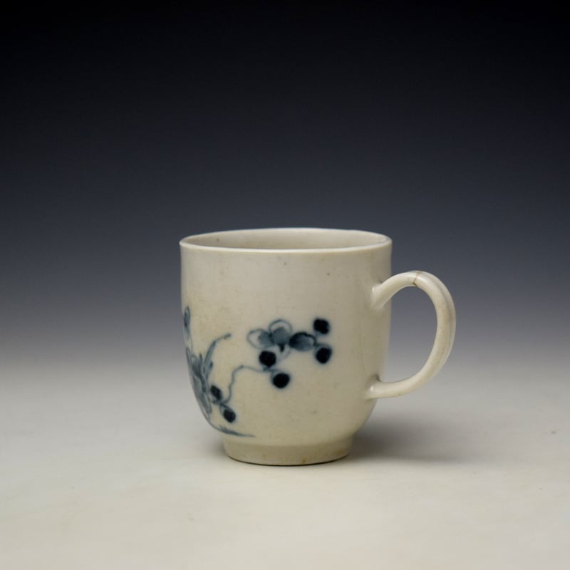 Plymouth Bamboo and Fence Pattern Coffee Cup c1768-70 (a1) (5)