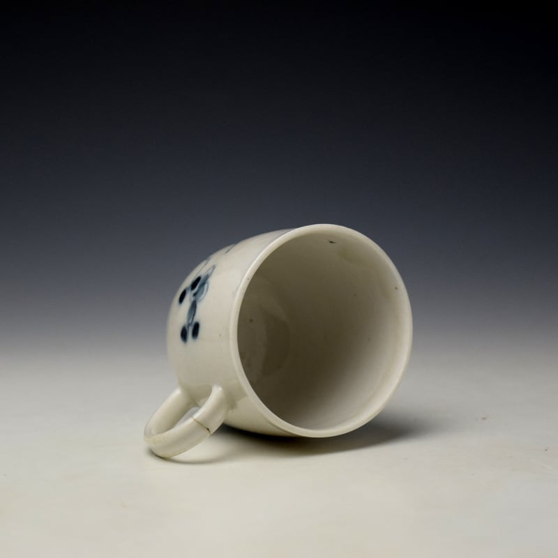 Plymouth Bamboo and Fence Pattern Coffee Cup c1768-70 (a1) (7)