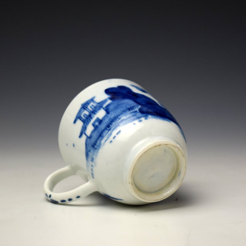 Two Pagoda and Triangular Fence Pattern Coffee Cup c1758 (6)