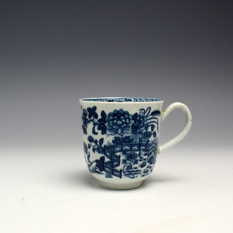 Fence Pattern Chocolate Cup c1770-80