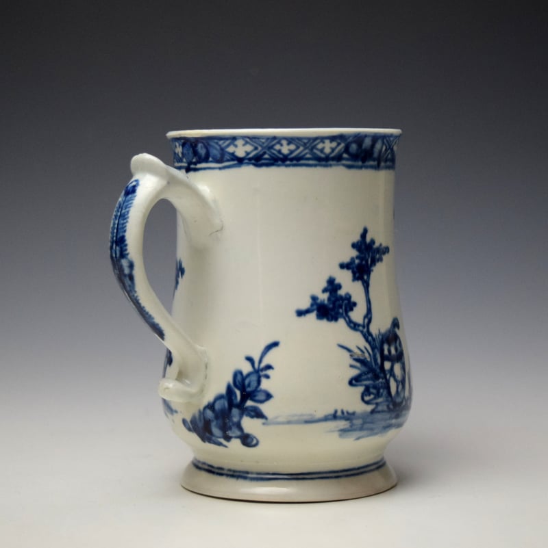 Vauxhall Chinese Family Pattern Bell Shaped Mug c1755-58 (4)