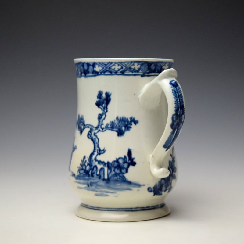 Vauxhall Chinese Family Pattern Bell Shaped Mug c1755-58 (5)