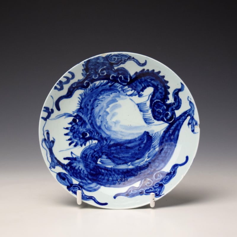 Vauxhall Dragon Pattern Teabowl and Saucer c1754-56 (9)