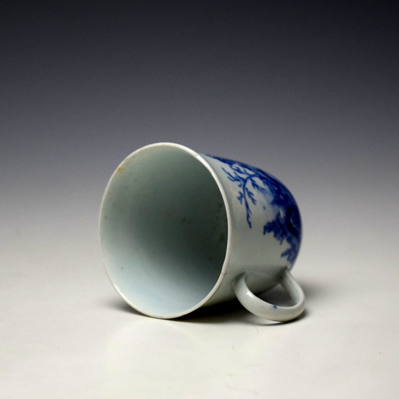 Vauxhall Fisherman and Rocky Landscape Pattern Coffee Cup c1755-60 (7)