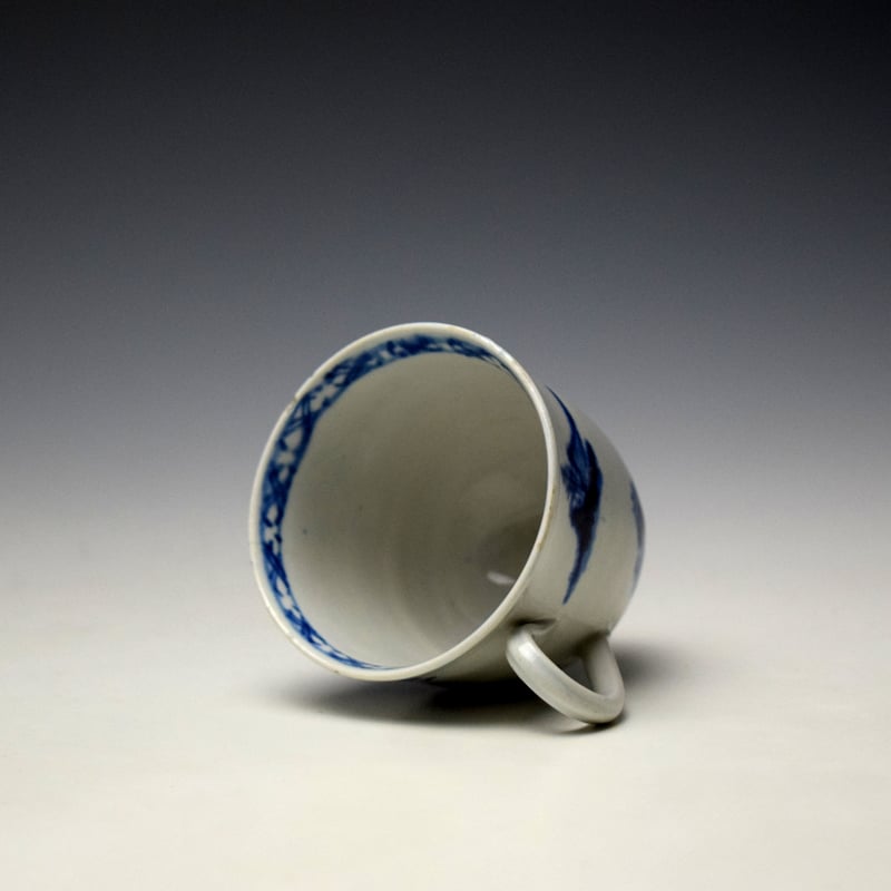 Vauxhall House by a Blossoming Tree Pattern Coffee Cup c1755-60 (6)