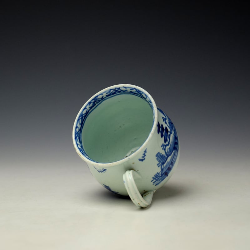Vauxhall Hut and Blossoming Tree Pattern Bell Shaped Coffee Cup c1755-60 (7)