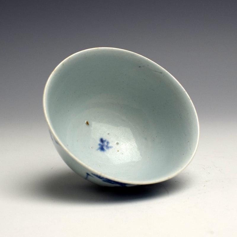 Vauxhall Island with Boat Pattern Tea Bowl and Saucer c1756-58 (7)