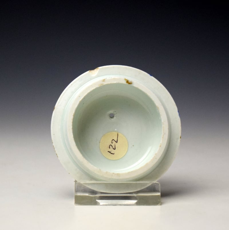 Vauxhall Pagoda And Pine Tree Pattern Teapot and Cover c1755-60 (10)