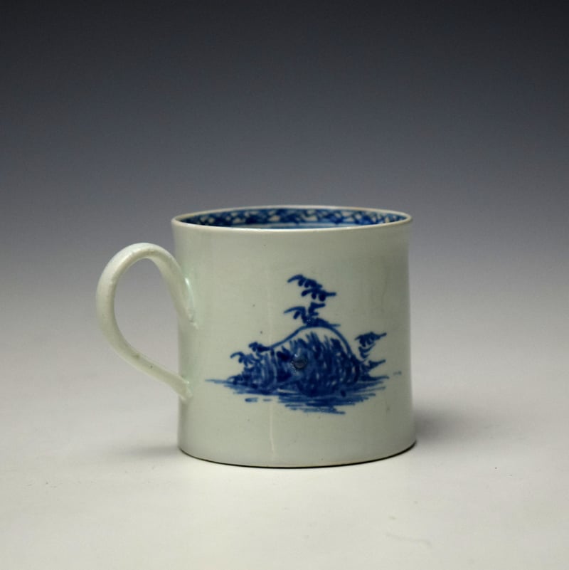 Vauxhall Pine Trees Pattern Coffee Can c1755-58 (3)