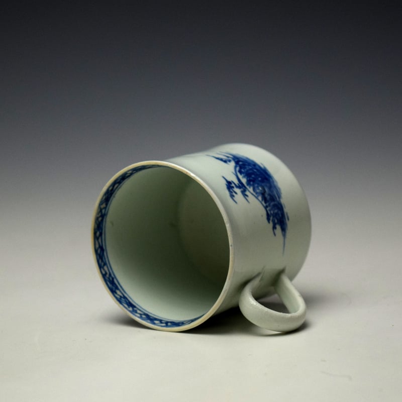 Vauxhall Pine Trees Pattern Coffee Can c1755-58 (5)