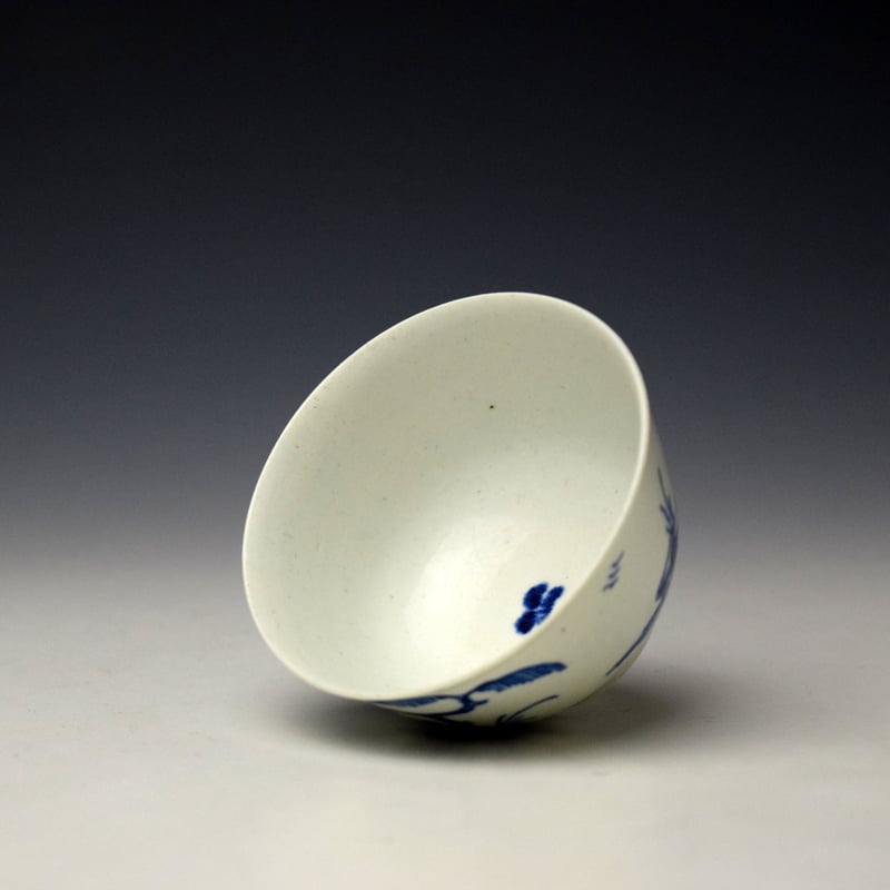 Vauxhall Two Chinamen and Triangular Fence Pattern Teabowl and Saucer c1757-62 (6)
