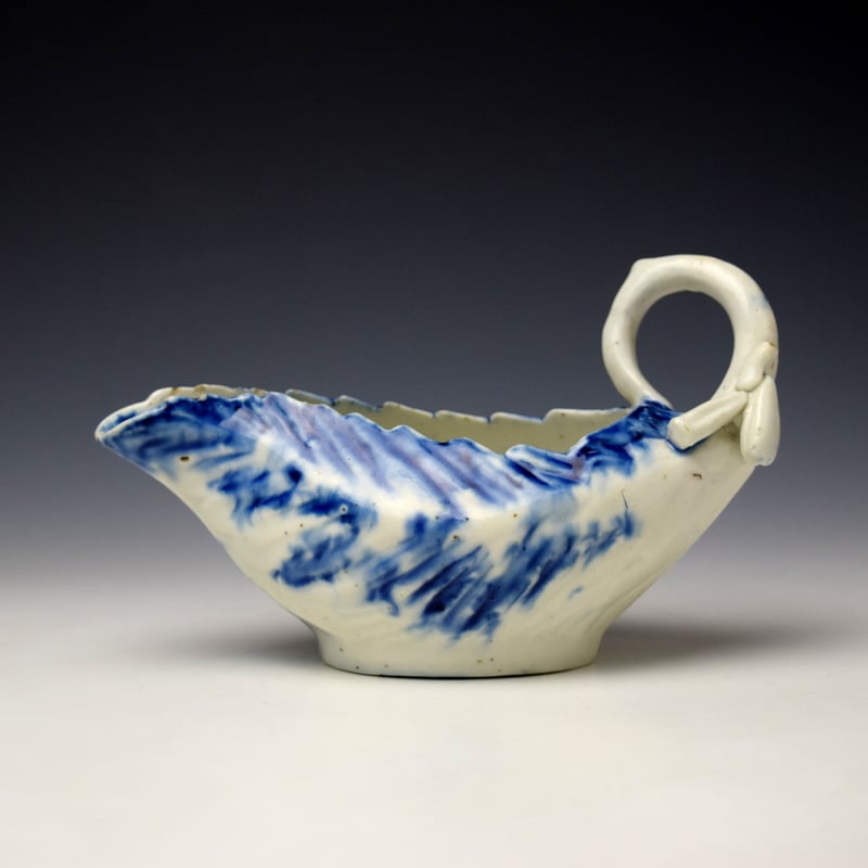West Pans Cos Moulded Sauceboat c1764-68 (1)