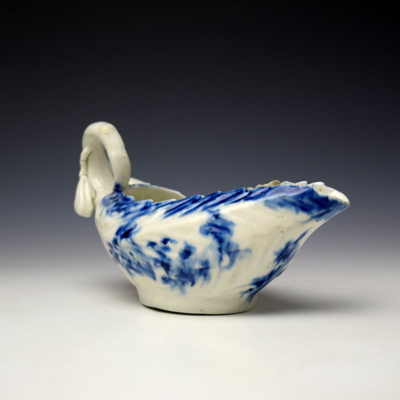 West Pans Cos Moulded Sauceboat c1764-68 (3)