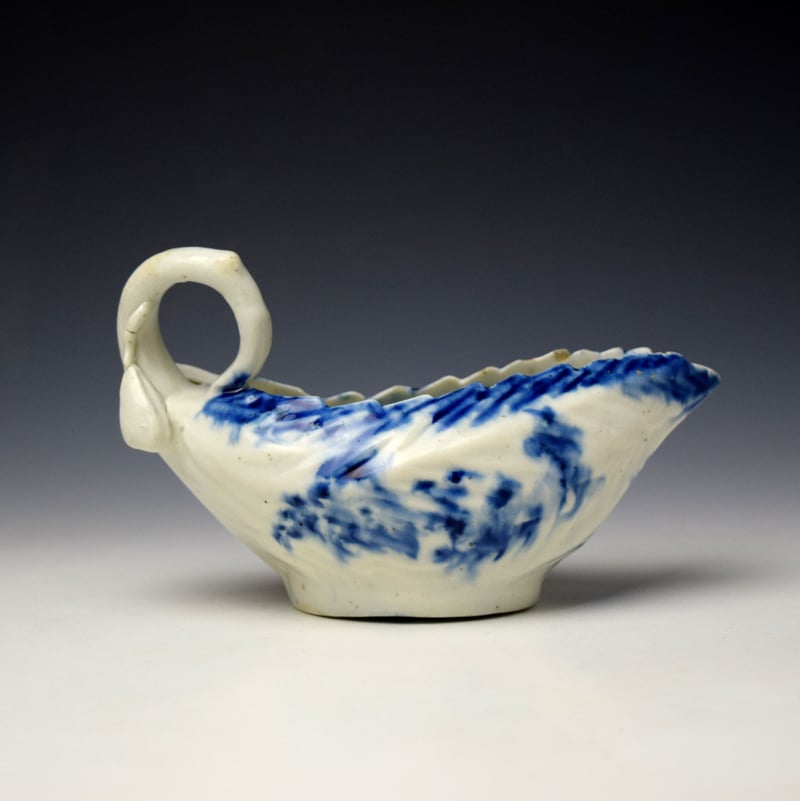 West Pans Cos Moulded Sauceboat c1764-68 (4)