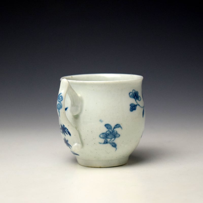 Worcester Bamboo Root Pattern Bell Shaped Coffee Cup c1755 (4)