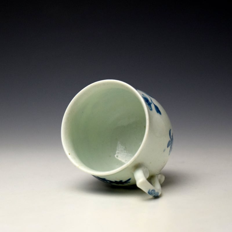 Worcester Bamboo Root Pattern Bell Shaped Coffee Cup c1755 (5)