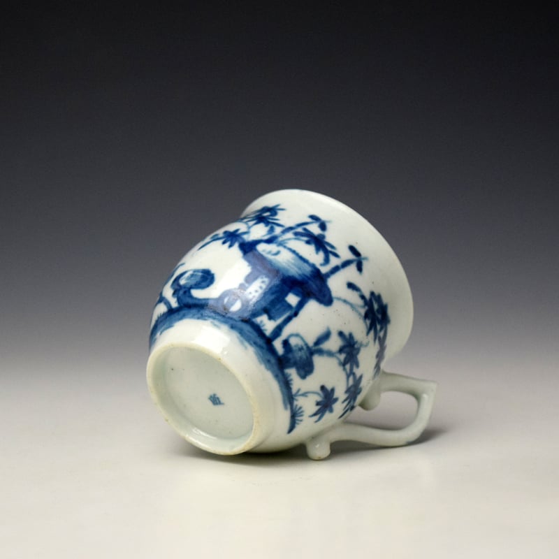 Worcester Bamboo Root Pattern Bell Shaped Coffee Cup c1755 (6)