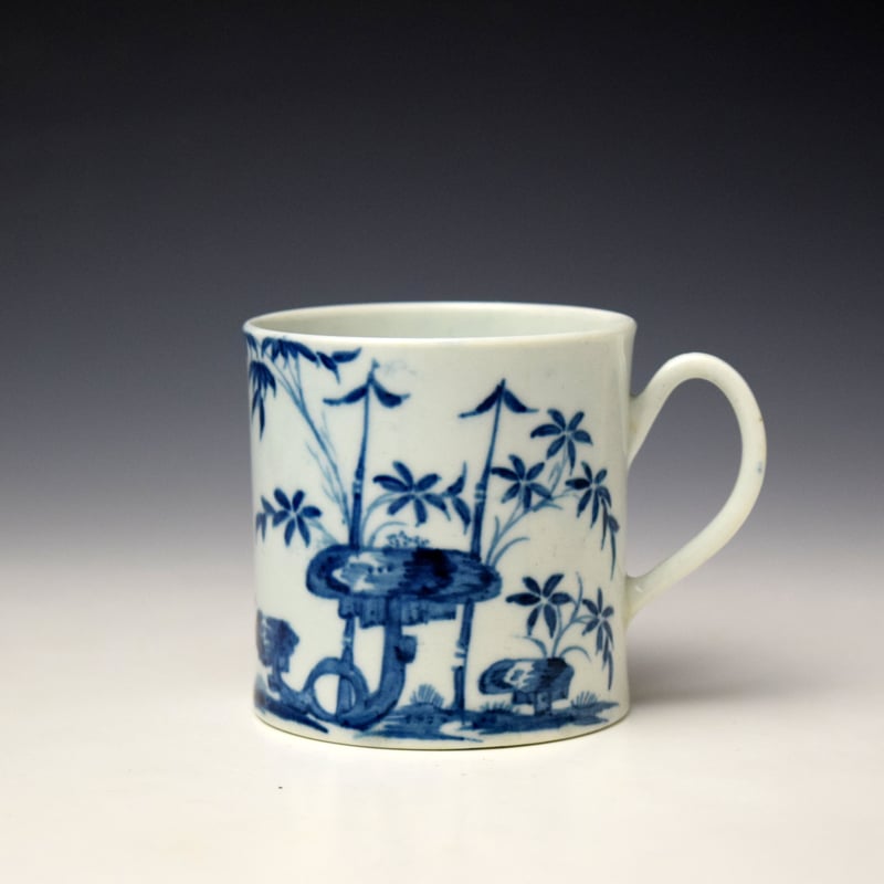 Rare Bamboo Root Pattern Coffee Can c1755