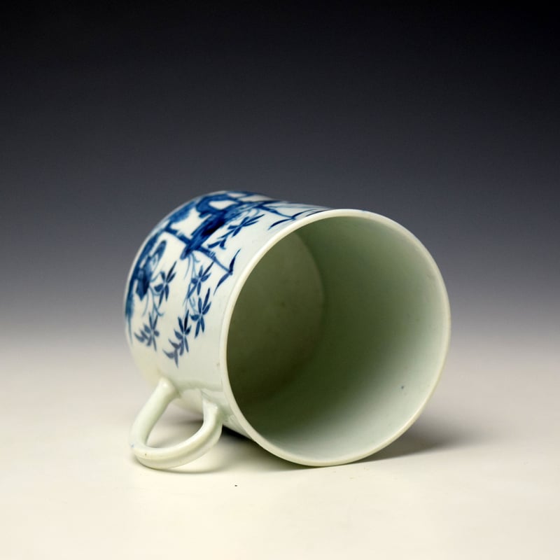 Worcester Bamboo Root Pattern Coffee Can c1755 (4)