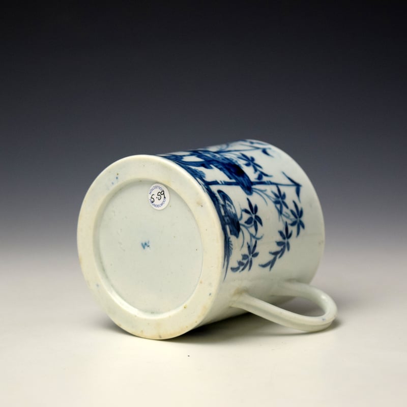 Worcester Bamboo Root Pattern Coffee Can c1755 (5)